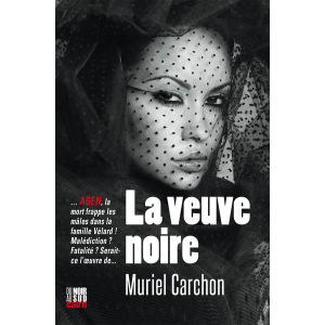 Couverture du polar « La veuve noire », roman noir de Muriel Carchon aux éditions cairn