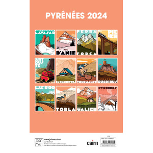 Les images du calendrier 2024 Pyrénées de Jobomart